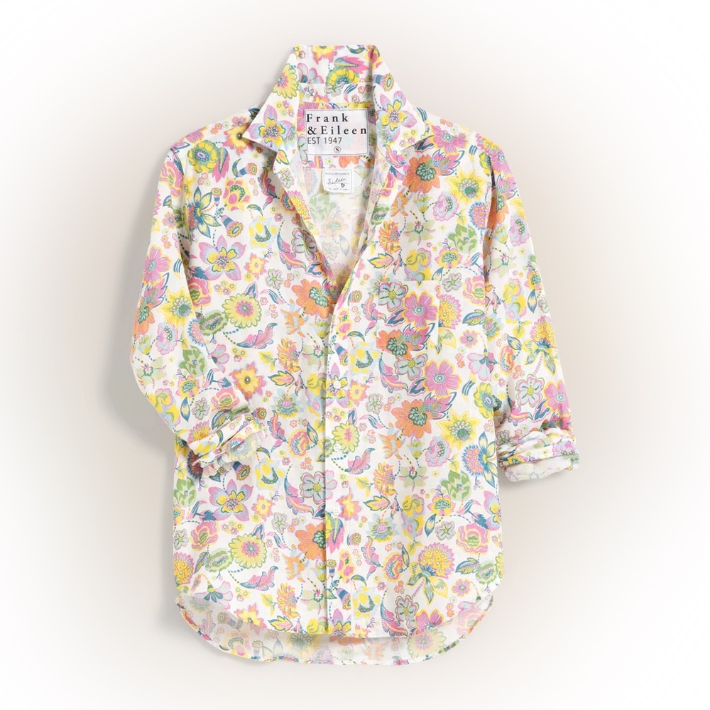 NWT Frank & Eileen Floral Eileen Relaxed Button-up Shirt